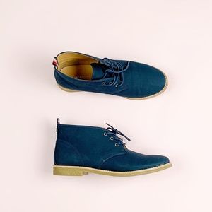 Tommy Hilfiger Benay Chukka Ankle Boots Navy Suede